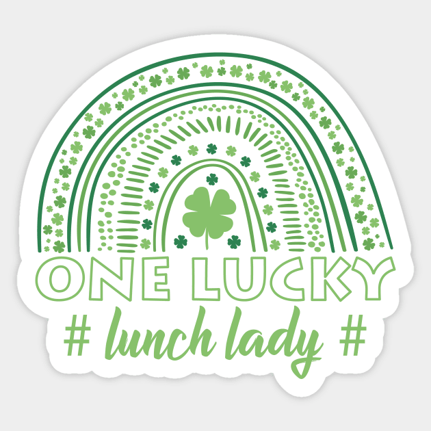 St. Paddy's DayOne Lucky Lunch Lady Sticker by star trek fanart and more